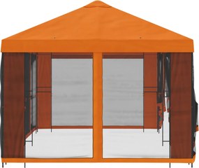 vidaXL Κιόσκι με Πλαϊνές Τοίχους 6 x 3 m Πορτοκαλί