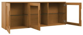 Kerteminde 3-Door Wall Cabinet Natural Oil