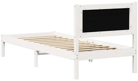 vidaXL Σκελετός Κρεβατιού με κεφαλάρι Ανοιχτό γκρι 90 x 200 cm