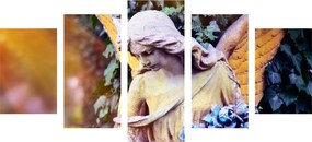 Εικόνα 5 τμημάτων άγαλμα αγγέλου - 100x50