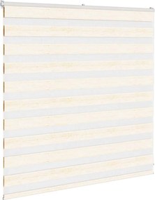 vidaXL Ζέβρα τυφλή μπεζ μάρμαρο Πλάτος υφάσματος 145,9 εκ. Πολυεστέρας