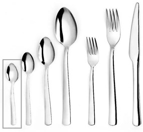 Κουτάλι Καφέ-Τσαγιού Sirius Cut1006K12 10.6cm Silver Espiel Stainless Steel