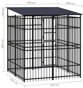 ΚΛΟΥΒΙ ΣΚΥΛΟΥ ΕΞΩΤΕΡΙΚΟΥ ΧΩΡΟΥ ΜΕ ΟΡΟΦΗ 3,69 Μ² ΑΠΟ ΑΤΣΑΛΙ 3097965