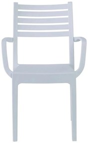 Πολυθρόνα OLIMPIA PP-UV Άσπρο 54x52x86cm