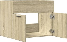vidaXL Ντουλάπι Νιπτήρα Sonoma Δρυς 60 x 38,5 x 46 εκ. από Επεξ. Ξύλο