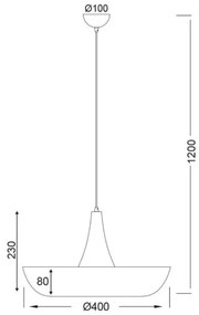 Φωτιστικό οροφής Dequan-Λευκό