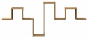 vidaXL Ράφια Τοίχου Καλλιτεχνικό Δρυς 104,5x10x43 εκ. Επεξεργασμένο Ξύλο
