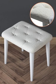 Σκαμπό Λευκό CAMA 45x35x45