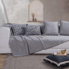 Ριχτάρι Aronia Grey Nef-Nef Πολυθρόνα 170x180cm Βαμβάκι-Πολυέστερ