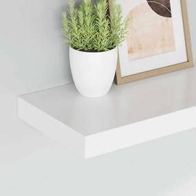 vidaXL Ράφι Τοίχου Άσπρο 40x23,5x3,8 εκ. MDF