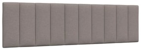 vidaXL Σκελετός Κρεβατιού Χωρίς Στρώμα Taupe 180x200 εκ. Υφασμάτινο