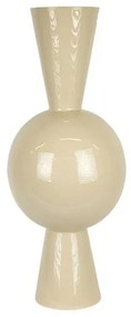Βάζο Μεταλλικό 752-22052 30x30x75cm Beige Estheti Home Μέταλλο