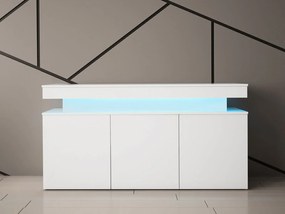 Μπουφές Glossa 160 με LED-Leuko
