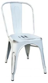 RELIX καρέκλα Μεταλλική Antique White 45x51x85 cm Ε5191,12