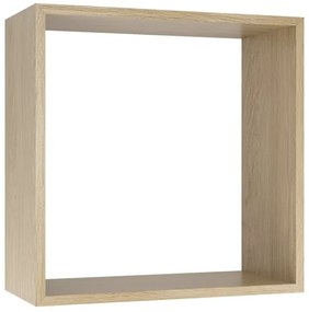 Ραφιέρα Τοίχου Καφέ Τετράγωνη 55cm Kujukuri 424628 Eglo 424628
