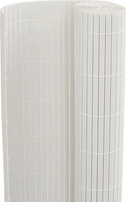 vidaXL Φράχτης Κήπου Διπλής Όψης Λευκός 1,8x3 μ. PVC