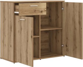 vidaXL Ντουλάπι Τεχνίτης Δρυς 80 x 36 x 75 εκ. Επεξεργασμένο Ξύλο