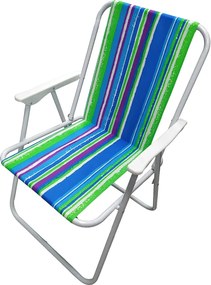 Πτυσσόμενη καρέκλα camping - 1215 - 270836 - Blue/Green