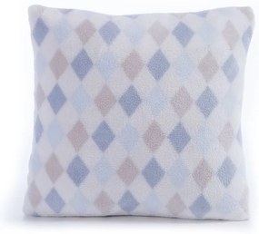 ΜΑΞΙΛΑΡΙ FLEECE ΠΟΛ.SWEET RHOMBUS 35X35 - 35X35 - BLUE 5205495590196