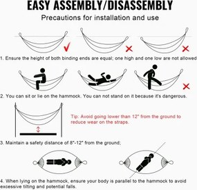 VEVOR Wooden Hammock Stand 475 lbs Capacity Hammock Frame Fits 9-13 ft Hammocks