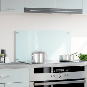 vidaXL Πλάτη Κουζίνας Γαλακτώδες 80 x 40 εκ. από Ψημένο Γυαλί