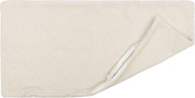 vidaXL Κάλυμμα Μαξιλαριού 2 pcs HEERLEN Κρεμ 40 x 60 cm Μπουκλέ