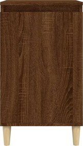 vidaXL Κομοδίνο Καφέ δρυς 40x35x70 εκ. από Επεξεργασμένο Ξύλο