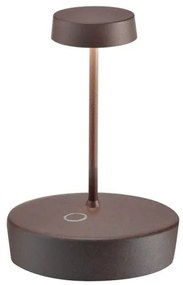 Επαναφορτιζόμενο Επιτραπέζιο Φωτιστικό LED Swap Mini H14,8 Φ10 Zafferano-LD1011R3-Σκουριασμένο LD1011R3