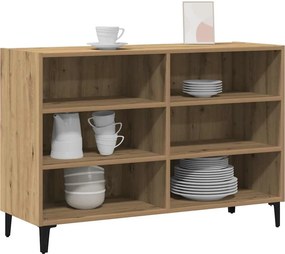 vidaXL Ραφιέρα Αρτισιανή Δρυς 103,5 x 35 x 70 εκ. από Επεξεργ. Ξύλο