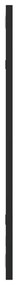 vidaXL Καθρέφτης Ορθογώνιος Μαύρος 30 x 60 εκ. από Σίδερο