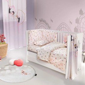 Σεντόνια Βρεφικά Enjoy (Σετ 3τμχ) Pinky Saint Clair Cradle 115x170cm 100% Βαμβάκι