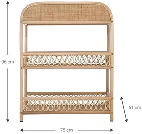 Βοηθητικό έπιπλο με ράφια Zerona