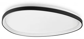 Πλαφονιέρα Φωτιστικό Οροφής DALI LED 41W IP20 3000K Gemini Ideal Lux 328980 Μαύρο