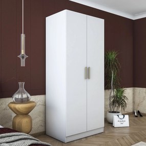 Ντουλάπα Λευκό BREBIRO 90x57.5x210