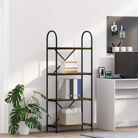 vidaXL Ράφι Βιβλίων 4 επιπέδων 60 x 30 x 146 εκ Επεξεργασμένο ξύλο