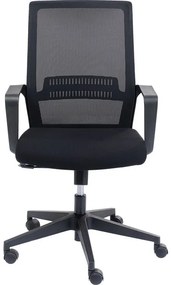 Καρέκλα Γραφείου Max Μαύρη 60x75x106εκ - Μαύρο