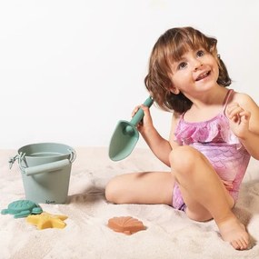 Σετ Κουβαδάκια Παραλίας Kiokids Green 5τμχ.