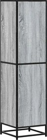 vidaXL Highboard Grey Sonoma Κατασκευασμένο ξύλο και μέταλλο