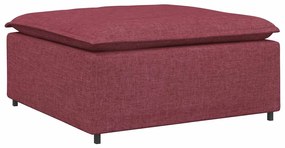 vidaXL Υποπόδιο Καναπέ Κόκκινο 100 x 100 x 48 εκ.