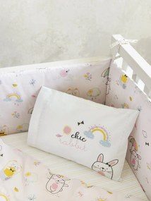 Σετ Παπλωματοθήκη Κούνιας - Chic Rabbit 5206482119574