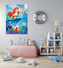 Παιδικός πίνακας σε καμβά Ariel KNV0569 80cm x 120cm