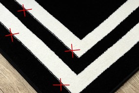 Χαλί HAMPTON Πλαίσιο μαύρο - ΠΡΟΪΟΝ ΔΕΥΤΕΡΗΣ ΚΑΤΗΓΟΡΙΑΣ