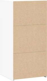 vidaXL Ντουλάπι Λευκό 45x41x93 εκ. από Επεξεργασμένο Ξύλο