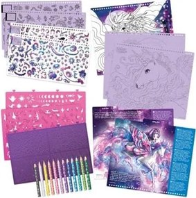 Σετ Ζωγραφικής Creative Sketchbook Fantasy Horses - Space Nebulous Stars