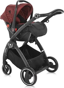 BABY STROLLER ADRIA BLACK&amp;RED