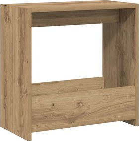 vidaXL Side Table Artisan Oak 50x26x50 cm Κατασκευασμένο ξύλο