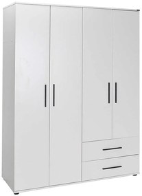 Ντουλάπα  white Λευκό 137x187x52cm AD_GRD-642-BB-3