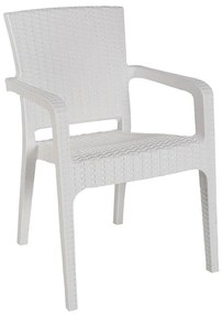 Καρέκλα - Πολυθρόνα Halcyon PP λευκό 57.5x59.5x86 εκ.