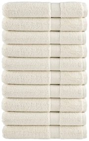 Πετσέτες Premium SOLUND 10 Τεμ. Κρεμ 100x200 εκ. 600 γρ/μ²