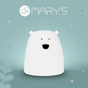 Παιδικό Φωτιστικό Νυκτός Αρκουδάκι Λευκό RGB
